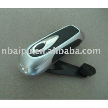 hand cranking dynamo light